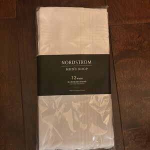 Nordstrom White Cotton Handkerchiefs
